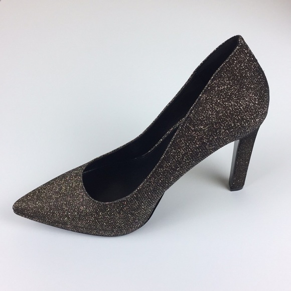 Michael Kors Shoes - Michael Kors Bronze Fine Glitter Brielle Pump